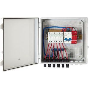 PV combidoos zekeringkast 15A 500V onderverdeling opbouw