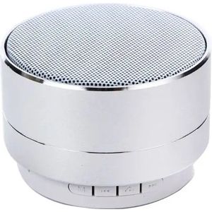 Keyway Bluetooth Speaker Zilver - 7x7x5 cm - Draadloze Speaker - Bluetooth Speaker Waterproof - Wifi Speaker - Draadloos - Waterdicht - Waterbestendig