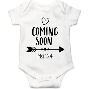 Soft Touch Rompertje met tekst - mijn oom is superman | Baby rompertje met leuke tekst | | kraamcadeau | 0 tot 3 maanden | GRATIS verzending
