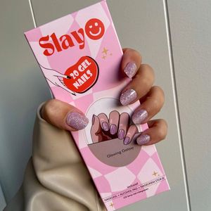 Slayo© - Gellak Stickers - Glowing Galaxy - Nagelstickers - Gel Nail Wraps - Glow In The Dark - LED/UV lamp nodig
