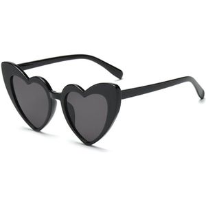 Dames zonnebril - zonnebril - hartvormige bril - festival zonnebril - trendy zonnebril