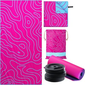 Diveblues® Strandlaken voor kinderen - Premium 220gr UltraSoft Microvezel - Superzacht, Sneldrogend en Zandvrij + Vakantieboek