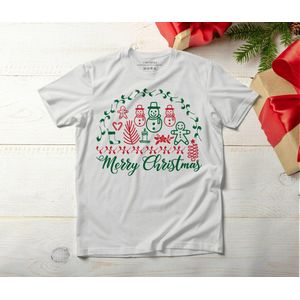 Merry Christmas - T Shirt - HappyHolidays - MerryChristmas - ChristmasCheer - JoyfulSeason - Gift - Cadeau - VrolijkKerstfeest - FijneKerstdagen - Kerstvreugde - Feestdagen