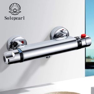 Solepearl Thermokraan - Thermostatisch verstelbaar - Chrome uitvoering - Voor Koud en Warm water - Thermostaatkraan