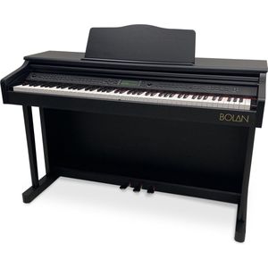 Bolan CP-2 digitale piano zwart - home piano met meubel - beginnerspiano - elektrische piano 88 toetsen - piano met veel geluiden en ritmebegeleiding