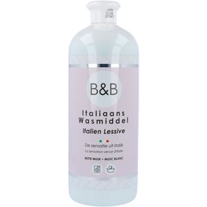 B&B Italiaans Wasparfum - Wasmiddel - Witte Musk - Dermatologisch Getest