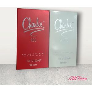 Revlon Charlie - Set 2stuks - Red & White - 2x 100ml - Eau de toilette - AliRose