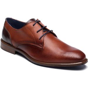 Nette herenschoen| Berkelmans | model Arcos Cognac Calf | Kleur bruin | maten 39 tot en met 45