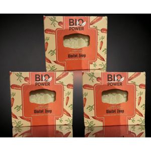 AliRose - Wortel Zeep - Bio Power - 100% natuurlijk - 3x 125 gram
