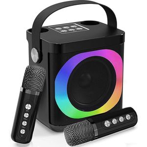 Karaoke Set Voor Volwassenen - Karaoke Set - Karaoke Set Met 2 draadloze Microfoons - Karaoke Set Met Draadloze Microfoon - Karaoke Set Draadloos