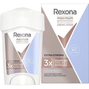 Rexona Women Maximum Protection Clean Scent, Reis-Deo-crème, 45ml