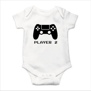 Soft Touch Rompertje met tekst - Player 2 | Baby rompertje met leuke tekst | | kraamcadeau | 0 tot 3 maanden | GRATIS verzending