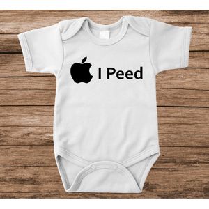 Soft Touch Rompertje met tekst - Ipeed | Baby rompertje met leuke tekst | | kraamcadeau | 0 tot 3 maanden | GRATIS verzending