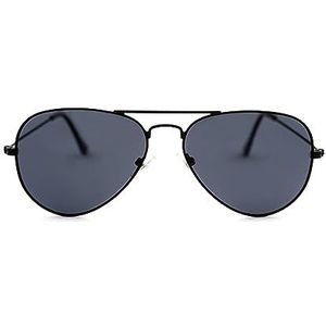 Bonateks Uniseks DEPLGZLK100041 zonnebril, zwart, 1,1 mm, zwart, zwart, zwart.