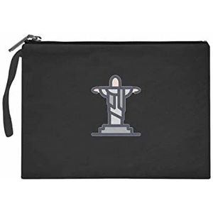 Bonateks Vrouwen TRFCB101200 Dames Clutches, Zwart, zwart