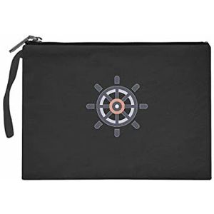 Bonateks Women's TRFCB101349 Clutches voor dames, zwart, zwart