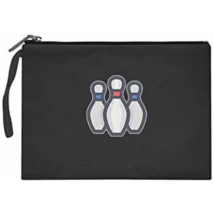 Bonateks Vrouwen TRFCB101716 Dames Clutches, Zwart, zwart