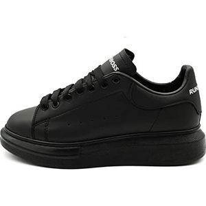 Bonateks FRB100081, unisex-sneakers, zwart, 39 EU, zwart, 39 EU