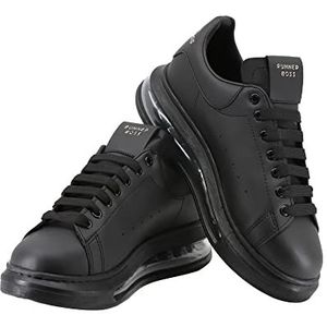 Bonateks DEFRB100203 Sneakers, voor heren, zwart, 41 EU, zwart, 41 EU Smal