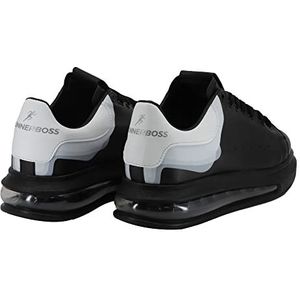 Bonateks Heren Frfrb100223 Sneaker, zwart, 41 EU smal, zwart, 41 EU smal, zwart.