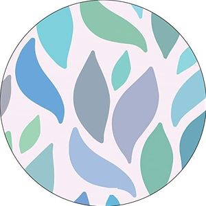 Bonateks, Tapis de souris rond imprimé numérique avec fond antidérapant pour bureau et maison - Diamètre : 22 cm