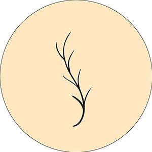 Bonateks, Ronde muismat, digitale print, antislip onderkant, voor kantoor en thuis, diameter 22 cm