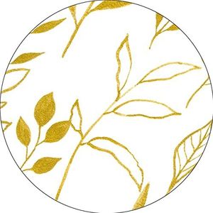 Bonateks, Tapis de souris rond imprimé numérique avec fond antidérapant pour bureau et maison - Diamètre : 22 cm