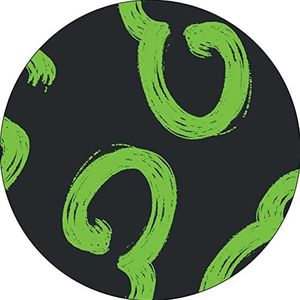 Bonateks, Tapis de souris rond imprimé numérique avec fond antidérapant pour bureau et maison - Diamètre : 22 cm