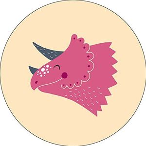 Bonateks, Ronde muismat, digitale print, antislip onderkant, voor kantoor en thuis, diameter 22 cm