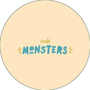 Bonateks, Tapis de souris rond imprimé numérique avec fond antidérapant pour bureau et maison - Diamètre : 22 cm