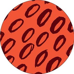Bonateks, Ronde muismat, digitale print, antislip onderkant, voor kantoor en thuis, diameter 22 cm