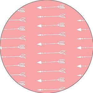 Bonateks, Muismat rond digitaal bedrukt met antislip onderkant voor kantoor en thuis, diameter 22 cm