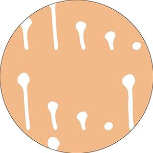 Bonateks, Ronde muismat, digitale print, antislip onderkant, voor kantoor en thuis, diameter 22 cm