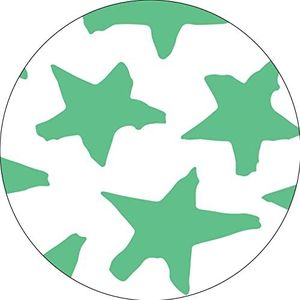 Bonateks, Muismat rond digitaal bedrukt met antislip onderkant voor kantoor en thuis, diameter 22 cm