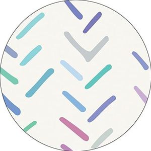 Bonateks, Runden Digital Bedruckt Mauspad, rutschfeste Unterseite, für Büro und Zuhause, Durchmesser: 22 cm
