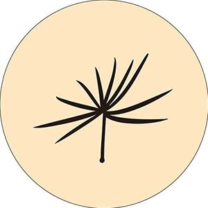 Bonateks, Runden Digital Bedruckt Mauspad, rutschfeste Unterseite, für Büro und Zuhause, Durchmesser: 22 cm