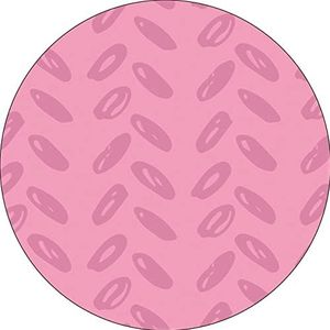 Bonateks, Tapis de souris rond imprimé numérique avec fond antidérapant pour bureau et maison - Diamètre : 22 cm