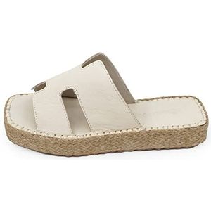 Bonateks FRRBTRLK100162, Wedge sandalen dames, beige, 37 EU, Beige, 37 EU