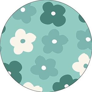 Bonateks, Tapis de souris rond imprimé numérique avec fond antidérapant pour bureau et maison - Diamètre : 22 cm