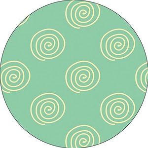 Bonateks, Runden Digital Bedruckt Mauspad, rutschfeste Unterseite, für Büro und Zuhause, Durchmesser: 22 cm