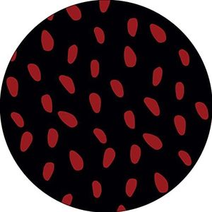 Bonateks, Muismat rond digitaal bedrukt met antislip onderkant voor kantoor en thuis, diameter 22 cm