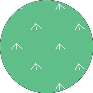 Bonateks, Tapis de souris rond imprimé numérique avec fond antidérapant pour bureau et maison - Diamètre : 22 cm
