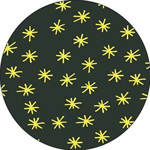 Bonateks, Ronde muismat, digitale print, antislip onderkant, voor kantoor en thuis, diameter 22 cm