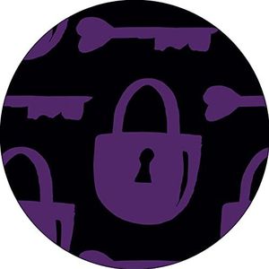 Bonateks, Runden Digital Bedruckt Mauspad, rutschfeste Unterseite, für Büro und Zuhause, Durchmesser: 22 cm