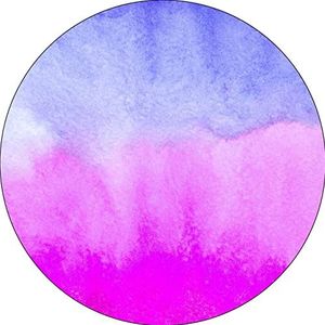 Bonateks, Tapis de souris rond imprimé numérique avec fond antidérapant pour bureau et maison - Diamètre : 22 cm