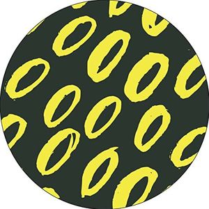 Bonateks, Ronde muismat, digitale print, antislip onderkant, voor kantoor en thuis, diameter 22 cm