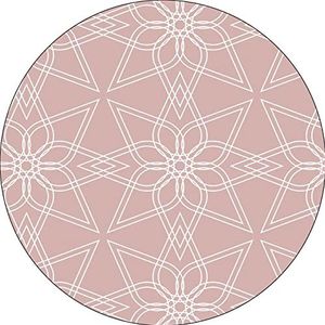 Bonateks, Ronde muismat, digitale print, antislip onderkant, voor kantoor en thuis, diameter 22 cm