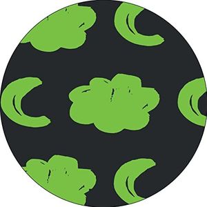 Bonateks, Ronde muismat, digitale print, antislip onderkant, voor kantoor en thuis, diameter 22 cm