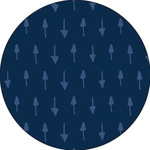 Bonateks, Tapis de souris rond imprimé numérique avec fond antidérapant pour bureau et maison - Diamètre : 22 cm