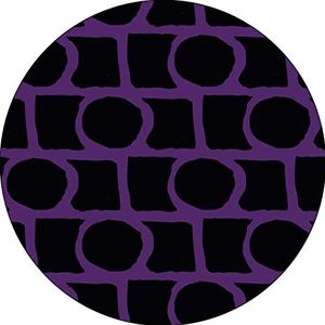 Bonateks, Tapis de souris rond imprimé numérique avec fond antidérapant pour bureau et maison - Diamètre : 22 cm